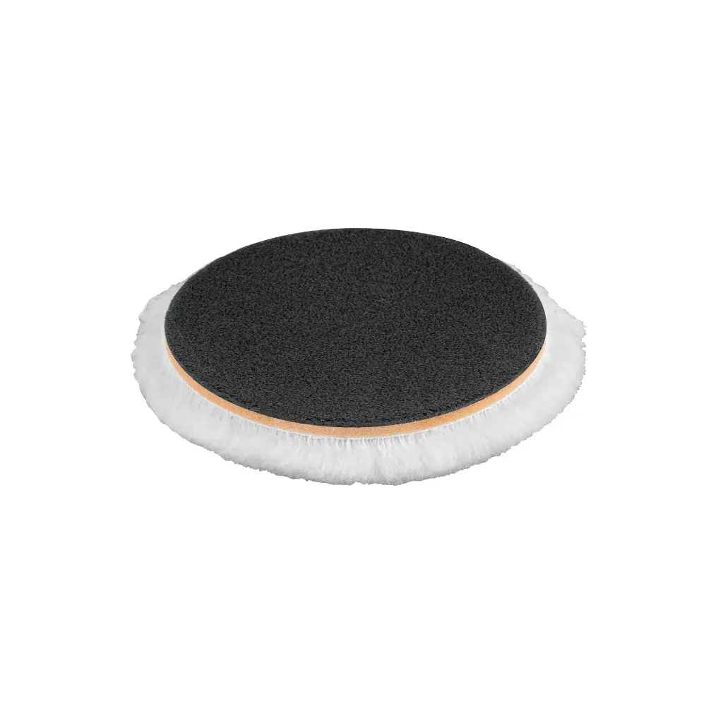 Borla p/pulir de lana de 6" hook and loop, TRUPER 103420 BOR-PULA-6A
