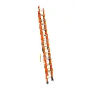 Escalera de extensión, tipo II, 20 peldaños, fibra de vidrio TRUPER 100228 ESE-220FV