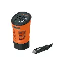 Inversor de corriente 120 W tipo vaso, 2 puertos USB, Truper 15725 INCO-120