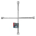 Llave de cruz 16" pulida y cromada, TRUPER 102634 LLCR-16