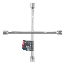 Llave de cruz 14" pulida y cromada, TRUPER 102635 LLCR-14