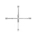 Llave de cruz 14" plegable pulida y cromada, TRUPER 15484 LLCR-14X