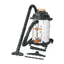 Aspiradora de sólidos y líquidos, 16 gal, acero inox, Truper 101525 ASP-16X