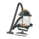 Aspiradora de sólidos y líquidos, 12 gal, acero inox, Truper 101524 ASP-12X