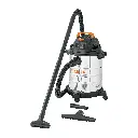 Aspiradora de sólidos y líquidos, 5 gal, acero inox, Truper 101523 ASP-5X