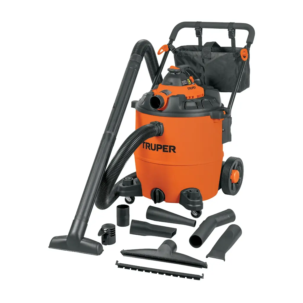 Aspiradora sólidos y líquidos, 16 gal, soplador desmontable TRUPER 101522 ASP-16S