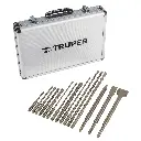 Juego de 15 brocas y cinceles SDS plus en estuche, Truper 11897 JSDS-15