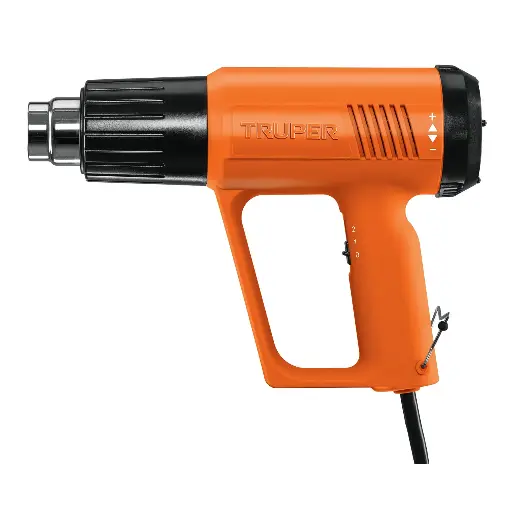 Pistola de calor 2000W con 9 accesorios, TRUPER PRO 16432 PICSA-A