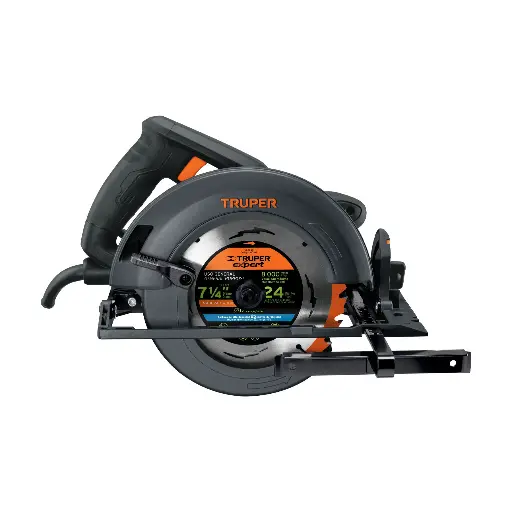 Sierra circular 7-1/4", 1800W, TRUPER INDUSTRIAL 11779 SICI-7-1/4N4