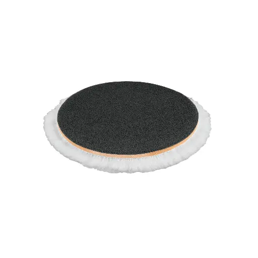 Borla p/pulir de lana de 7" hook and loop, TRUPER 16709 BOR-PULA-7N