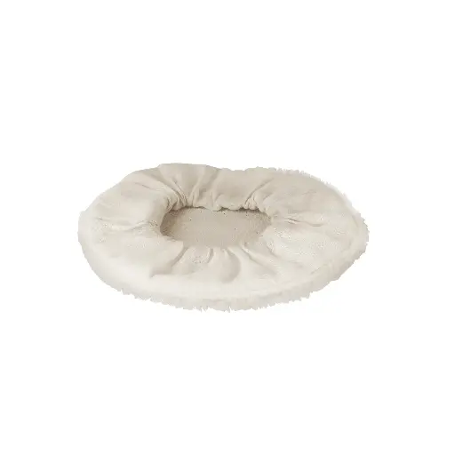 Borla p/pulir de poliéster/algodón de 6" con resorte, TRUPER 102684 BOR1-PULA