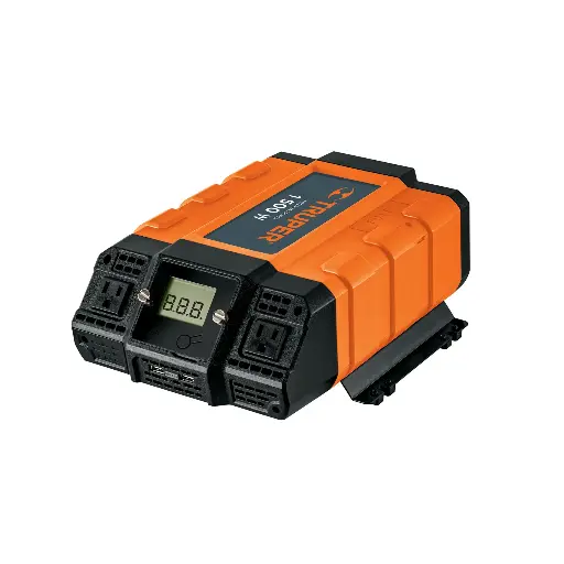 Inversor de corriente de 1500 W con puertos USB, Truper 10492 INCO-1500