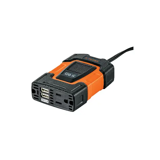 Inversor de corriente de 120 W con puertos USB, Truper 10447 INCO-100