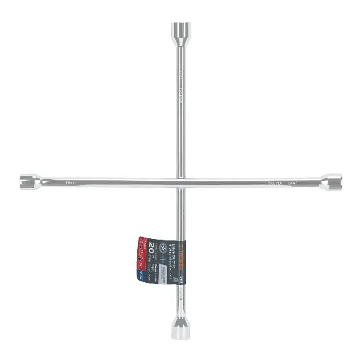 Llave de cruz 20" pulida y cromada, TRUPER 15481 LLCR-20