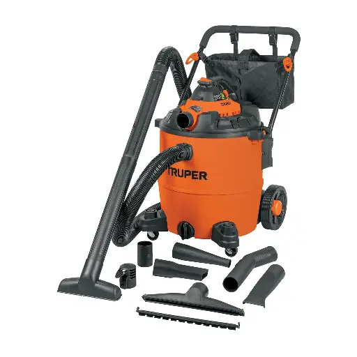 Aspiradora sólidos y líquidos, 16 gal, soplador desmontable TRUPER 101522 ASP-16S