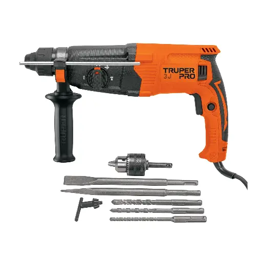 Rotomartillo SDS Plus 3.2 Joules, 800W, TRUPER PRO 103066 ROEL-30A
